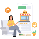 پیش‌نمایش فایل girl-is-looking-for-good-restaurant-10180384 از پک سفارش غذا