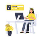 پیش‌نمایش فایل hosting-radio-show-10301719 از پک زن پادکست