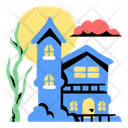 پیش‌نمایش فایل haunted-house-6560293 از پک هالووین