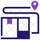 پیش‌نمایش فایل delivery-route-14253264 از پک تحویل ۳