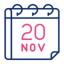 پیش‌نمایش فایل november-16319596 از پک تقویم، جلد ۱