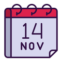 پیش‌نمایش فایل november-16319448 از پک تقویم، جلد ۱