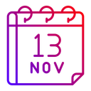 پیش‌نمایش فایل november-16319330 از پک تقویم، جلد ۱