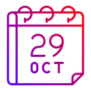 پیش‌نمایش فایل october-16319369 از پک تقویم، جلد ۱