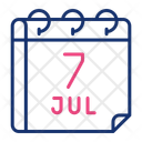 پیش‌نمایش فایل july-16318873 از پک تقویم، جلد ۱