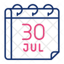 پیش‌نمایش فایل july-16318880 از پک تقویم، جلد ۱