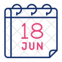 پیش‌نمایش فایل june-16318895 از پک تقویم، جلد ۱