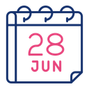 پیش‌نمایش فایل june-16318913 از پک تقویم، جلد ۱