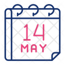پیش‌نمایش فایل may-16318930 از پک تقویم، جلد ۱