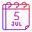 پیش‌نمایش فایل july-16318612 از پک تقویم، جلد ۱