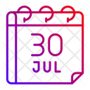 پیش‌نمایش فایل july-16318625 از پک تقویم، جلد ۱