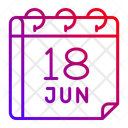 پیش‌نمایش فایل june-16318640 از پک تقویم، جلد ۱