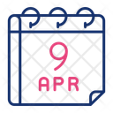 پیش‌نمایش فایل april-16318167 از پک تقویم، جلد ۱