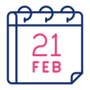 پیش‌نمایش فایل february-16318212 از پک تقویم، جلد ۱