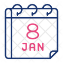 پیش‌نمایش فایل january-16318219 از پک تقویم، جلد ۱