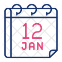 پیش‌نمایش فایل january-16318238 از پک تقویم، جلد ۱