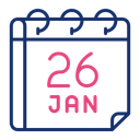 پیش‌نمایش فایل january-16318245 از پک تقویم، جلد ۱
