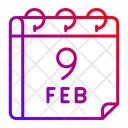 پیش‌نمایش فایل february-16317860 از پک تقویم، جلد ۱