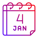 پیش‌نمایش فایل january-16317887 از پک تقویم، جلد ۱