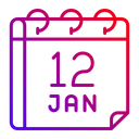 پیش‌نمایش فایل january-16317901 از پک تقویم، جلد ۱