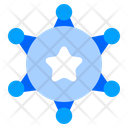 پیش‌نمایش فایل sheriff-badge-3598012 از پک پاداش و نشان‌ها
