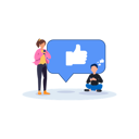 پیش‌نمایش فایل like-posts-on-social-media-11581610 از پک افراد با شبکه‌های اجتماعی