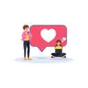 پیش‌نمایش فایل love-posts-on-social-media-11581612 از پک افراد با شبکه‌های اجتماعی
