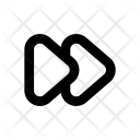 پیش‌نمایش فایل fast-forward-40 از پک بسته آیکون خطی دوست داشتنی