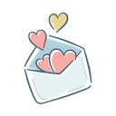 پیش‌نمایش فایل love-email-2220824 از پک هدیه دوست داشتنی