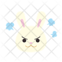 پیش‌نمایش فایل angry-rabbit-11936254 از پک ایموجی حیوانات