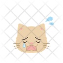 پیش‌نمایش فایل crying-cat-11936207 از پک ایموجی حیوانات