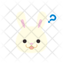 پیش‌نمایش فایل question-rabbit-11936251 از پک ایموجی حیوانات