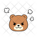 پیش‌نمایش فایل angry-bear-12286038 از پک ایموجی حیوانات