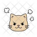 پیش‌نمایش فایل angry-cat-12286044 از پک ایموجی حیوانات