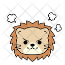 پیش‌نمایش فایل angry-lion-12286074 از پک ایموجی حیوانات