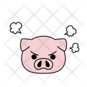 پیش‌نمایش فایل angry-pig-12286086 از پک ایموجی حیوانات