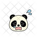 پیش‌نمایش فایل crying-panda-12286081 از پک ایموجی حیوانات