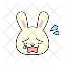 پیش‌نمایش فایل crying-rabbit-12286093 از پک ایموجی حیوانات