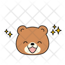 پیش‌نمایش فایل happy-bear-12286037 از پک ایموجی حیوانات
