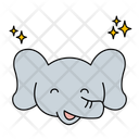 پیش‌نمایش فایل happy-elephant-12286055 از پک ایموجی حیوانات