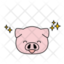 پیش‌نمایش فایل happy-pig-12286085 از پک ایموجی حیوانات