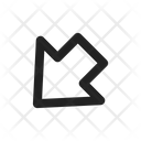 پیش‌نمایش فایل down-left-2043563 از پک پیکان‌ها و نمادها