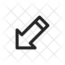 پیش‌نمایش فایل down-left-2145597 از پک پیکان‌ها و نمادها
