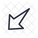پیش‌نمایش فایل left-down-arrow-2597425 از پک فلش‌ها