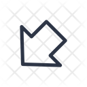 پیش‌نمایش فایل left-down-arrow-2597430 از پک فلش‌ها