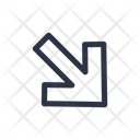 پیش‌نمایش فایل right-down-arrow-2597409 از پک فلش‌ها