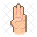 پیش‌نمایش فایل three-fingers-4970236 از پک حرکت دست هنر پیکسلی