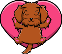 پیش‌نمایش فایل dog-sleeping-on-heart-10754464 از پک حیوان در حال خواب