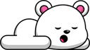 پیش‌نمایش فایل polar-bear-sleeping-10754460 از پک حیوان در حال خواب