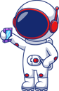 پیش‌نمایش فایل astronaut-using-phone-11041662 از پک فضانورد